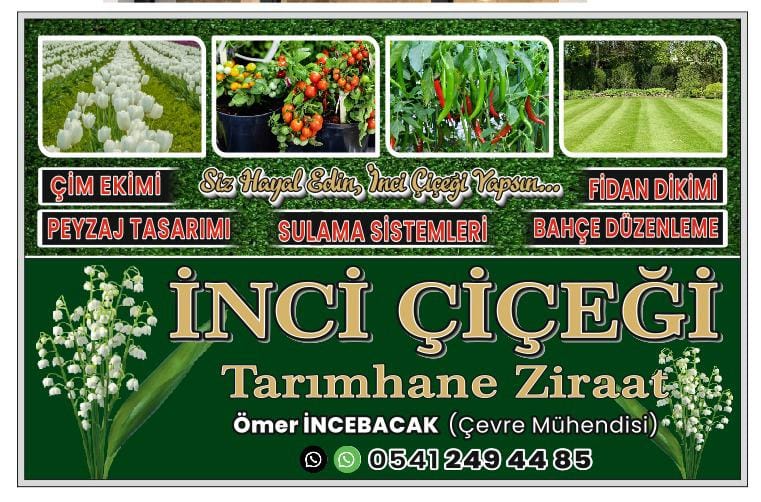 İnci Çiçeği Tarımhane Ziraat